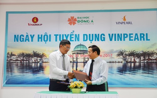 Sinh viên Đại học Đông Á cùng Vinpearl phát triển sự nghiệp 